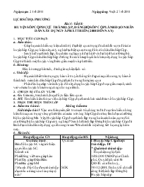 Giáo án lớp 9 môn Lịch sử - Bài 4 - Tiết 48: Huyện sốp cộp được thành lập, đảng bộ sốp cộp lãnh đạo nhân dân xây dựng và phát triển (2004 đến nay)