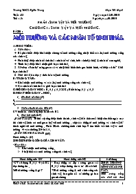Giáo án lớp 9 môn Sinh học - Phạm Thị Hạnh - 