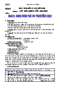 Giáo án lớp 9 môn Sinh học - Phần 1: Di truyền và biến dị (Tiết 2)