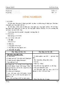 Giáo án lớp 9 môn Sinh học - Tuần 17 - Tiết 33 - Công nghệ gen