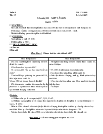 Giáo án lớp 9 môn Sinh học - Tuần 8 - Tiết 15 - Bài 15: Adn