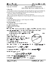 Giáo án lớp 9 môn Toán - Phần đại số  - Tiết 65: Thực hành giải toán bằng máy tính cầm tay (casio, vinacal,…)