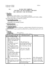 Giáo án lớp 9 môn Sinh học - Di truyền và biế