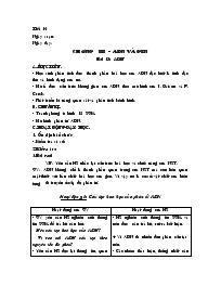 Giáo án lớp 9 môn Sinh học - Tiết 14 - Bài 15