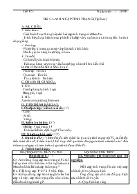 Giáo án lớp 9 môn Sinh học - Tiết 5 - Bài 5: Lai hai cặp tính trạng (tiết 4)