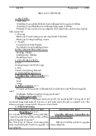 Giáo án lớp 9 môn Sinh học - Tiết 9 - Bài 9: Nguyên phân (tiết 3)
