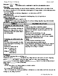 Giáo án Lớp 9 môn Sinh học - Trường phổ thông cấp 2-3 Võ Thị Sáu - Tuần : 24 - Tiết 47: Ảnh hưởng của nhiệt độ và độ ẩm lên đời sống sinh