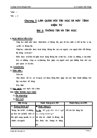 Giáo án lớp 9 môn Sinh học - Trường THCS Nhuậ