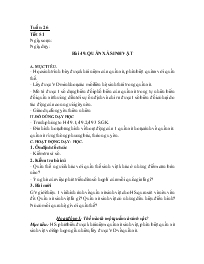 Giáo án lớp 9 môn Sinh học - Tuần 26 - Tiết 51 - Bài 49: Quần xã sinh vật (tiếp)