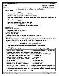 Giáo án lớp 9 môn Sinh học - Tuần 6 - Tiết 12