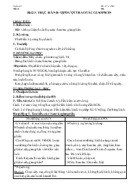 Giáo án lớp 9 môn Sinh học - Tuần thứ 22 - Tiết 41 - Bài 23 : Thực hành - Tập dượt thao tác giao phấn