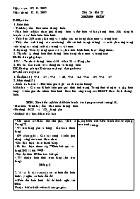 Giáo án lớp 9 môn Sinh học - Năm học 2009 - T