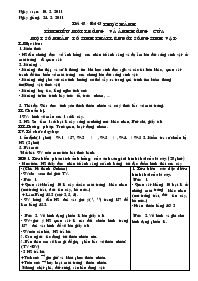 Giáo án lớp 9 môn Sinh học - Năm học 2010 - T