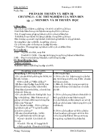 Giáo án lớp 9 môn Sinh học - Phần I: Ôn tập d