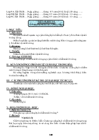 Giáo án lớp 9 môn Sinh học - Tiết 58 - Bài 55