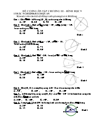 Tổng hợp lý thuyết ôn tập chương 3 phần Hình học Góc với đường tròn  Giải  Toán 9