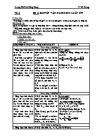 Giáo án môn Vật lý 9 - Tiết 6: Bài tập vận dụng định luật ôm - Trường THCS Lê Hồng Phong