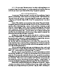 Truyện ngắn “Chiếc lược ngà” của Nguễn Quang Sáng là một truyện cảm động nhất là đoạn kể về 3 ngày nghỉ phép của anh Sáu. Em hãy kể lại chuyện xảy ra ở gia đình anh Sáu trong 3 ngày anh nghỉ phép