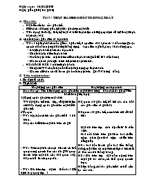 Giáo án Hình học lớp 6 - Tiết 23: Thực hành đ