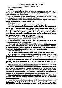 Giáo án môn Ngữ văn khối 9 - Chuyện cũ trong phủ chúa Trịnh (trích Vũ Trung tuỳ bút)