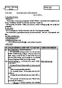 Giáo án môn học Ngữ văn 9 - Tiết số 1 đến tiế