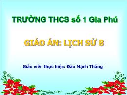 Giáo án Ngữ văn khối lớp 9 - Tiết 47 - Bài 29: Chính sách khai thác thuộc địa của thực dân pháp và những chuyển biến về kinh tế xã hội ở Việt Nam (tiết 1)